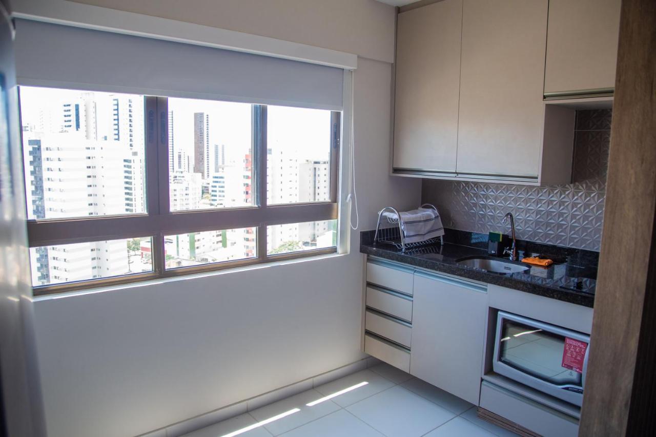Apartamento Flat No De Boa Viagem, Vista O Mar, Andar Alto Recife